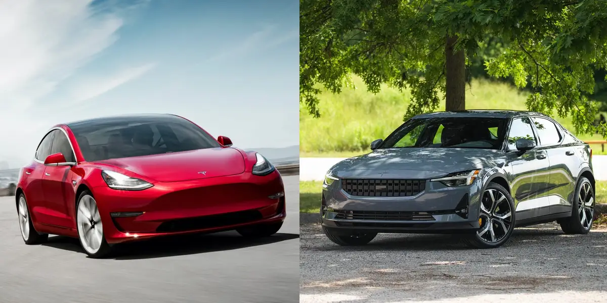 Tesla Model 3 vs. Polestar 2