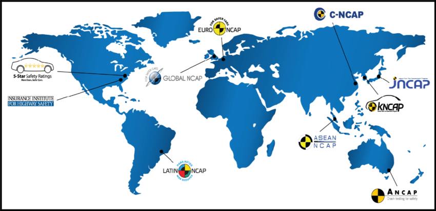 Regional Variations in NCAP Ratings